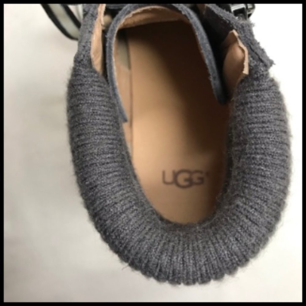 UGG Gray Suede High-Top Sneakers - Picture 14 of 16